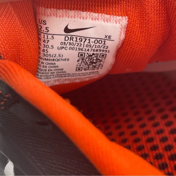 Nike Air Zoom Pegasus 39 Oregon State Beavers Black Orange DR1971-001 Men’s 12.5 - Picture 10 of 10